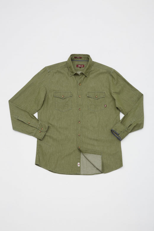 MCS EFFEN DENIM WESTERN OVERHEMD