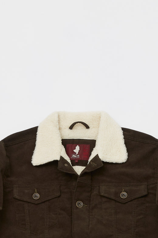 MCS Corduroy jack met sherpakraag