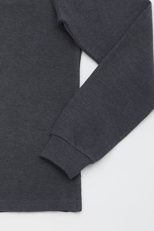 MCS Dik sweatshirt met lange mouwen en kraag met ritssluiting