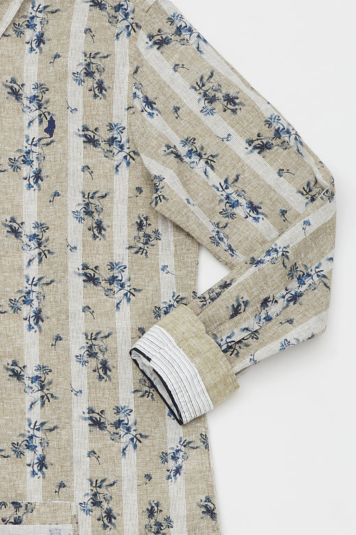 MCS bedrukt shirt met strepen en bloemen