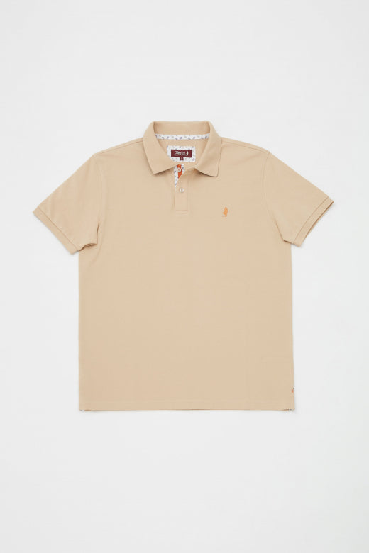 MCS Poloshirt met kraag fotoprint