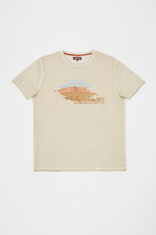 MCS T-shirt met natuurprint