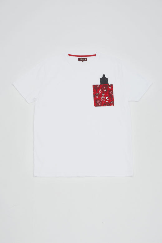 MCS T-shirt met bedrukte zakbandana