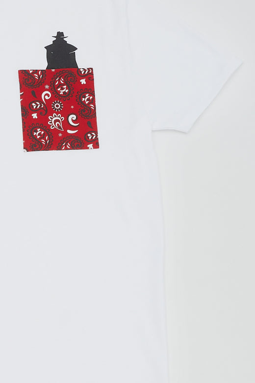 MCS T-shirt met bedrukte zakbandana