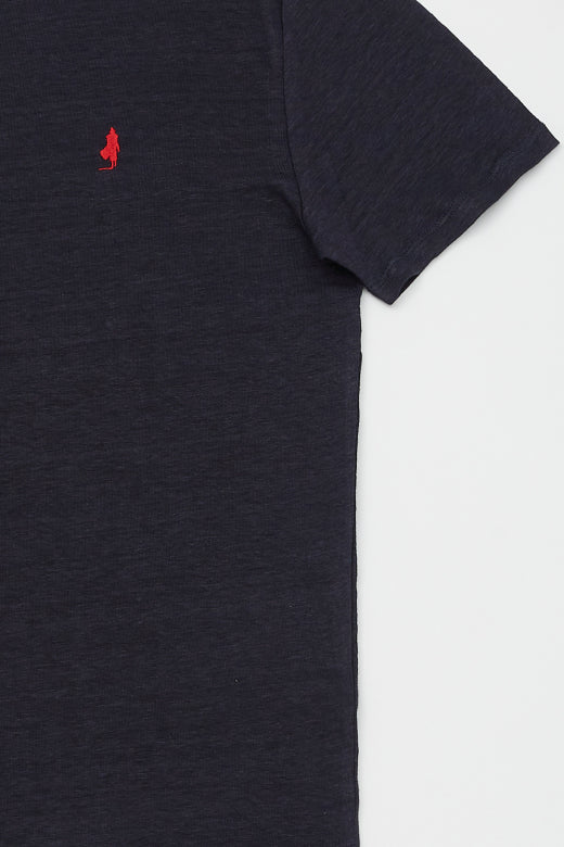 MCS Linnen T-shirt met V-hals