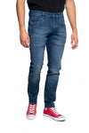 AMSTERDENIM Jeans - JOHAN - Tapered slim fit - Black and Blue