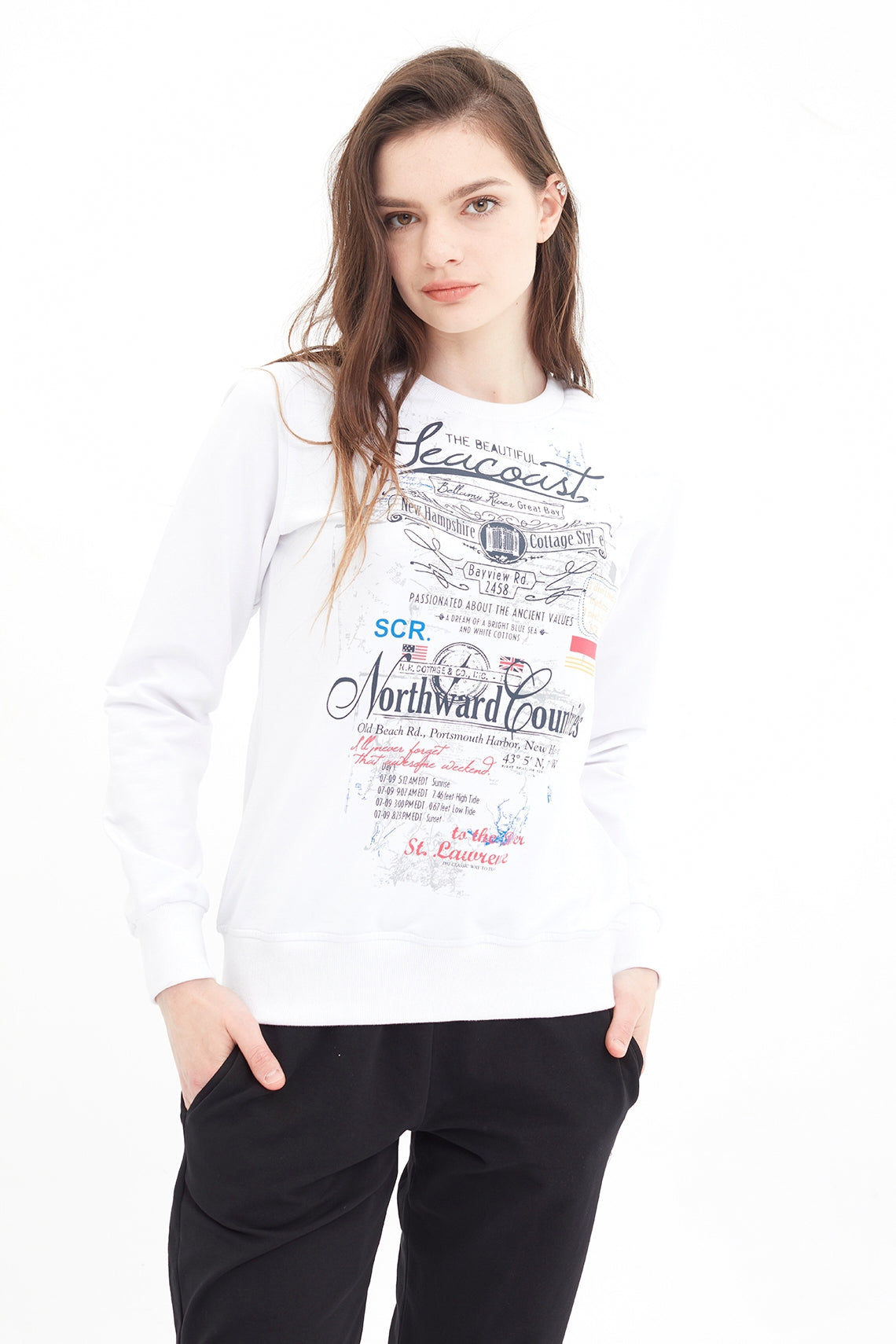SCR Kifa Sweater Sweater- Wit