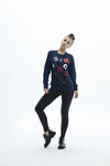 SCR Lelya Sweater Sweater- Off white, Zwart, Donker Blauw