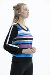 SCR Rama Sweater Sweater- Zwart- Blauw, Zwart-Roze