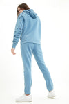 SCR Nirora Sweatpants Joggingbroek met gescheurde details- Zwart
