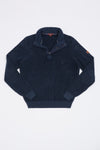 MCS Chenille trui met trucker kraag