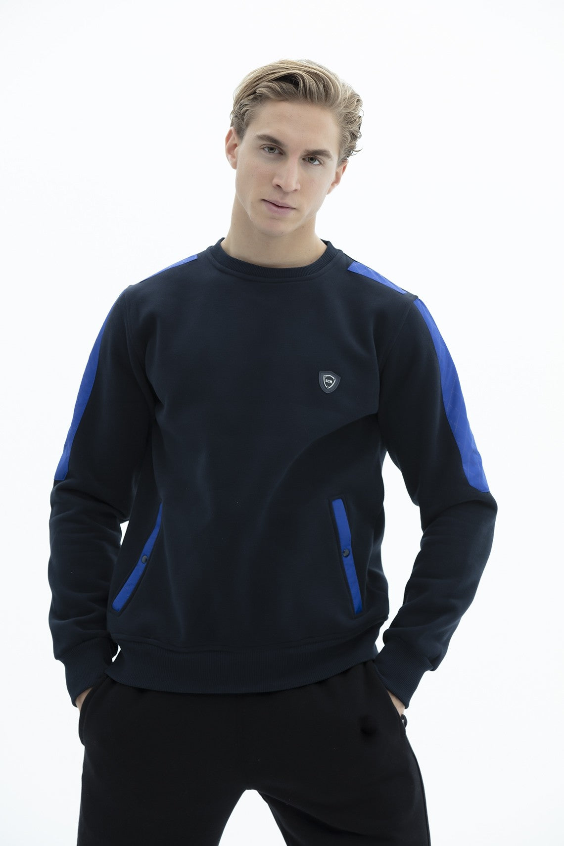 SCR Lelyan sweater Sweater-donkerblauw-warm