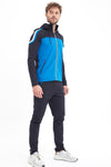 SCR Moro Trainingsvest Hoodie met rits -blauw