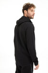 SCR Neso Sweatvest Hoodie met rits-zwart