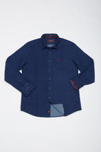 Load image into Gallery viewer, MCS Indigo reliëf dubbel gezicht shirt
