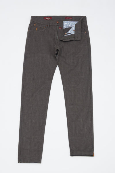 MCS 5-pocket geruite broek