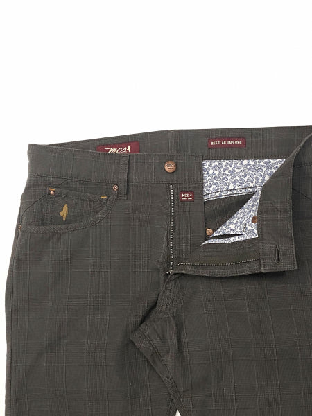 MCS 5-pocket geruite broek