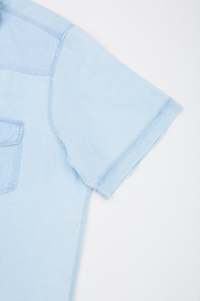 MCS DENIM SHIRT MET KLEPZAKKEN