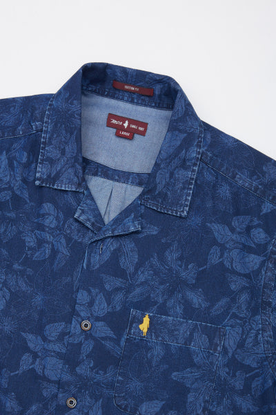 MCS DENIM SHIRT MET PRINT