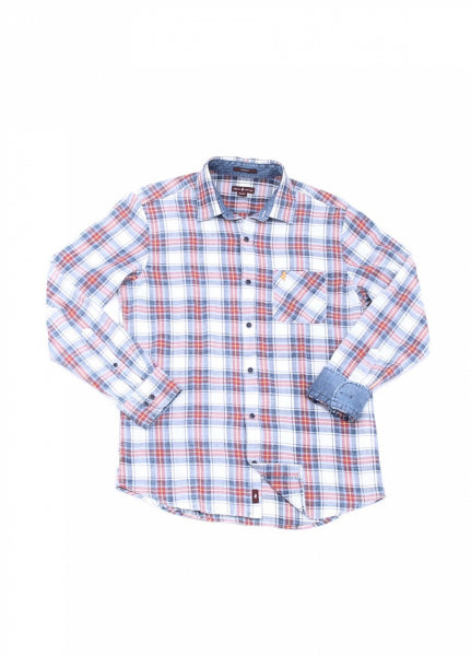 MCS AFGEWASSEN GERUIT SHIRT