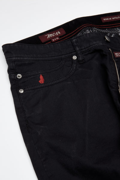 MCS 5-pocket stretch piqué broek