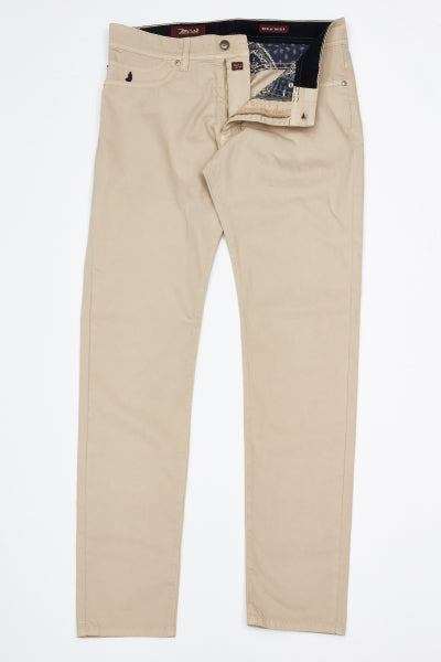 MCS 5-pocket stretch piqué broek