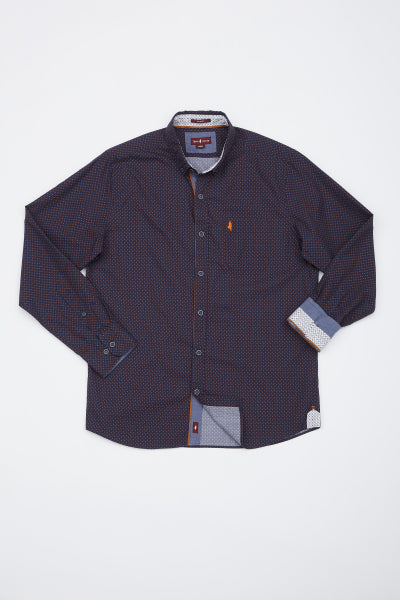 MCS Shirt met microdesign bedrukt