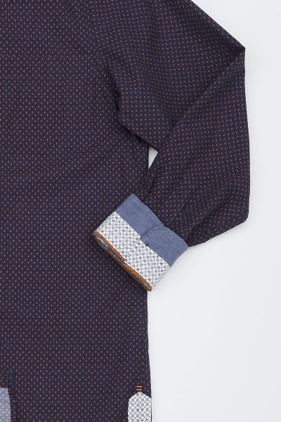 MCS Shirt met microdesign bedrukt
