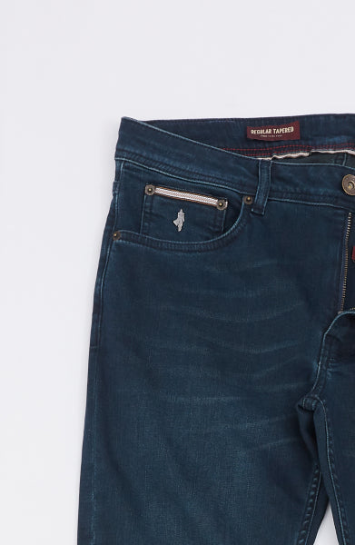MCS Jeans Regular 201 donker groene