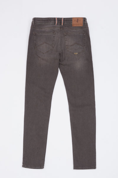 MCS Jeans Bruin regular taps toelopend 201 jeans