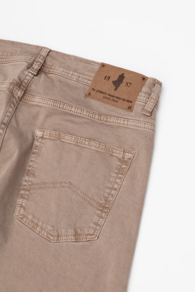 MCS Pantalon 5 poches taps toelopend