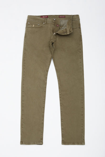 MCS Pantalon 5 poches taps toelopend