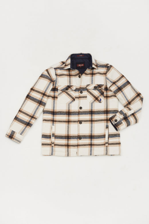 MCS Geruit gewatteerd overshirt