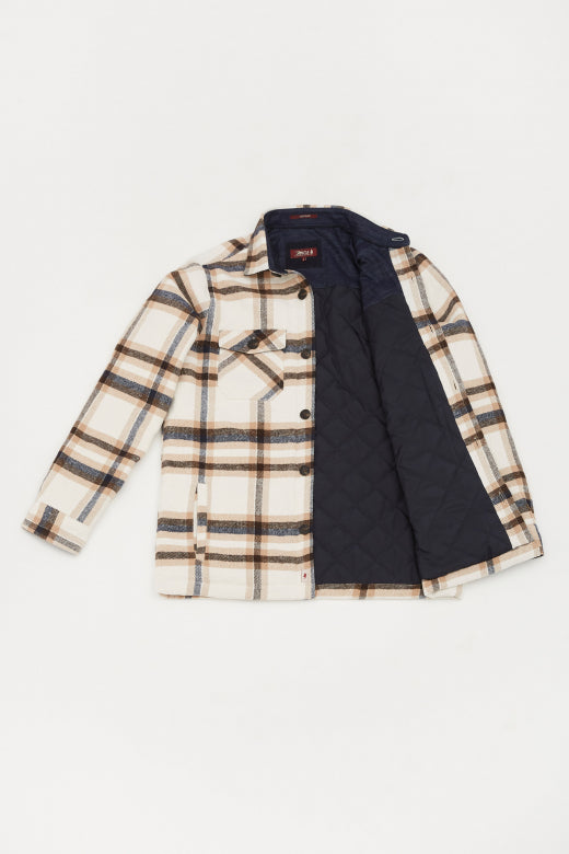 MCS Geruit gewatteerd overshirt