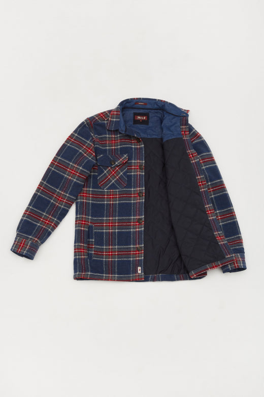 MCS Geruit gewatteerd overshirt