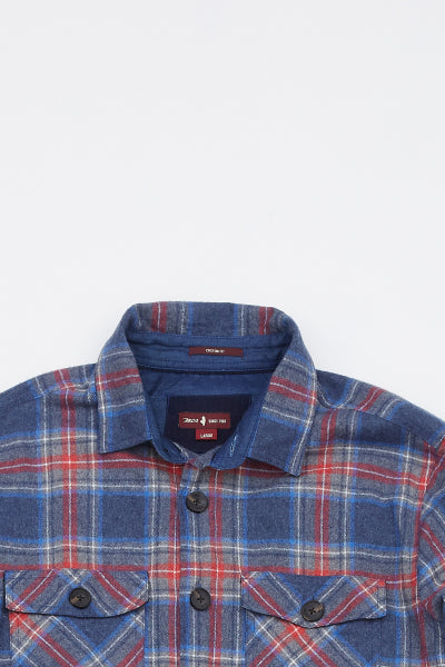 MCS Geruit gewatteerd overshirt