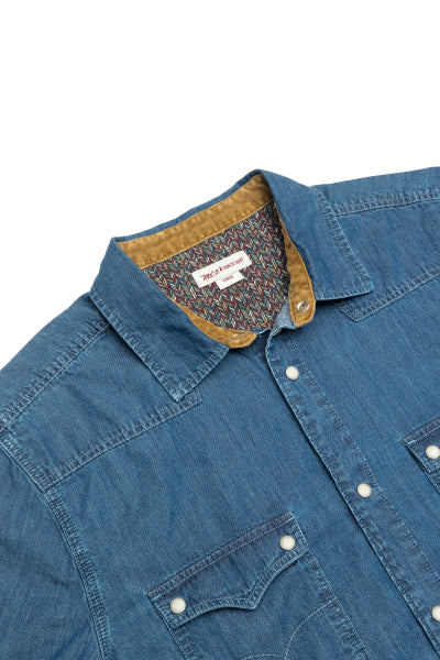 MCS denim shirt stone-washed