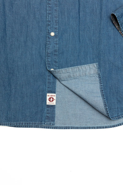 MCS denim shirt stone-washed
