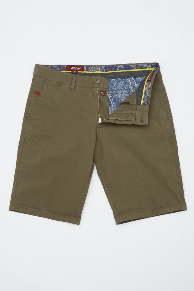 MCS Bermuda chino en popeline stretch