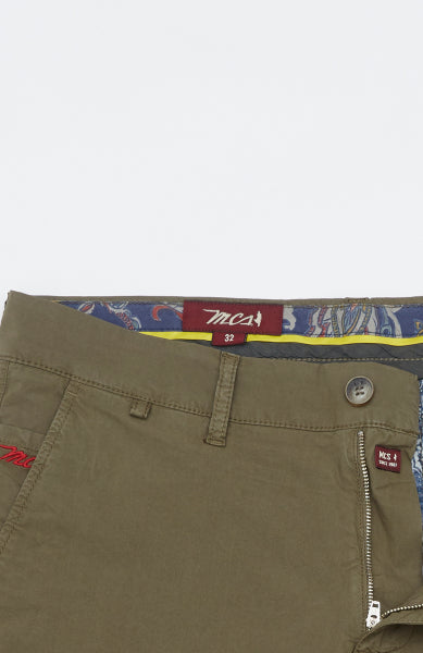 MCS Bermuda chino en popeline stretch