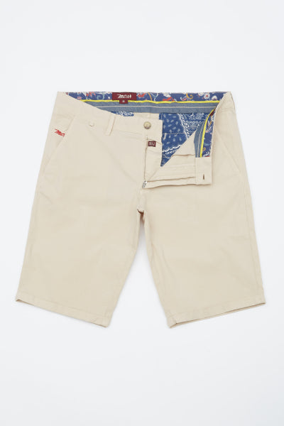 MCS Bermuda chino en popeline stretch