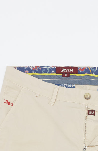 MCS Bermuda chino en popeline stretch