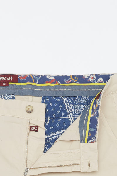MCS Bermuda chino en popeline stretch